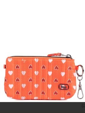 Love Metro XL ID pouch. Candy Hearts Red. NWT